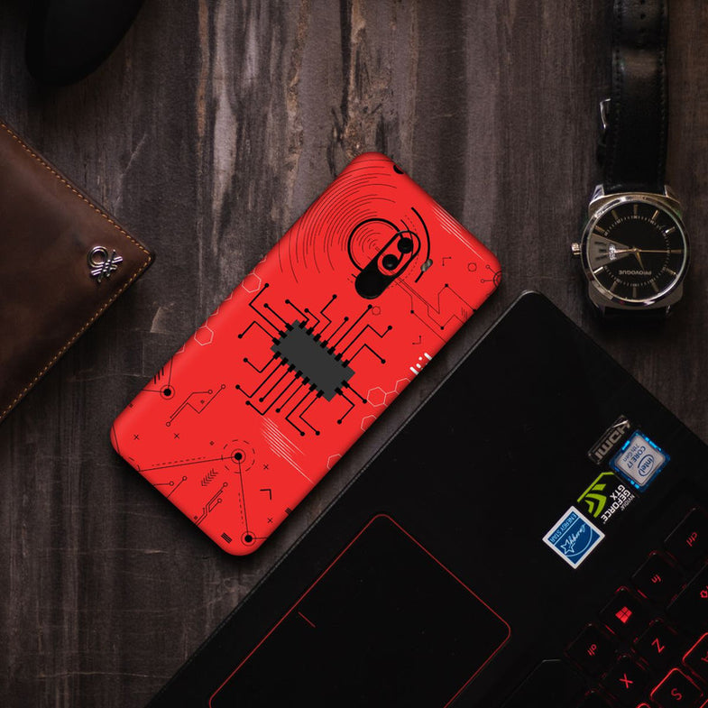 ビーツ Red Color Mobile Skins - 3D Textured – WrapCart Skins