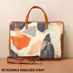 Abstract Column Custom Name Deluxe Laptop Bag