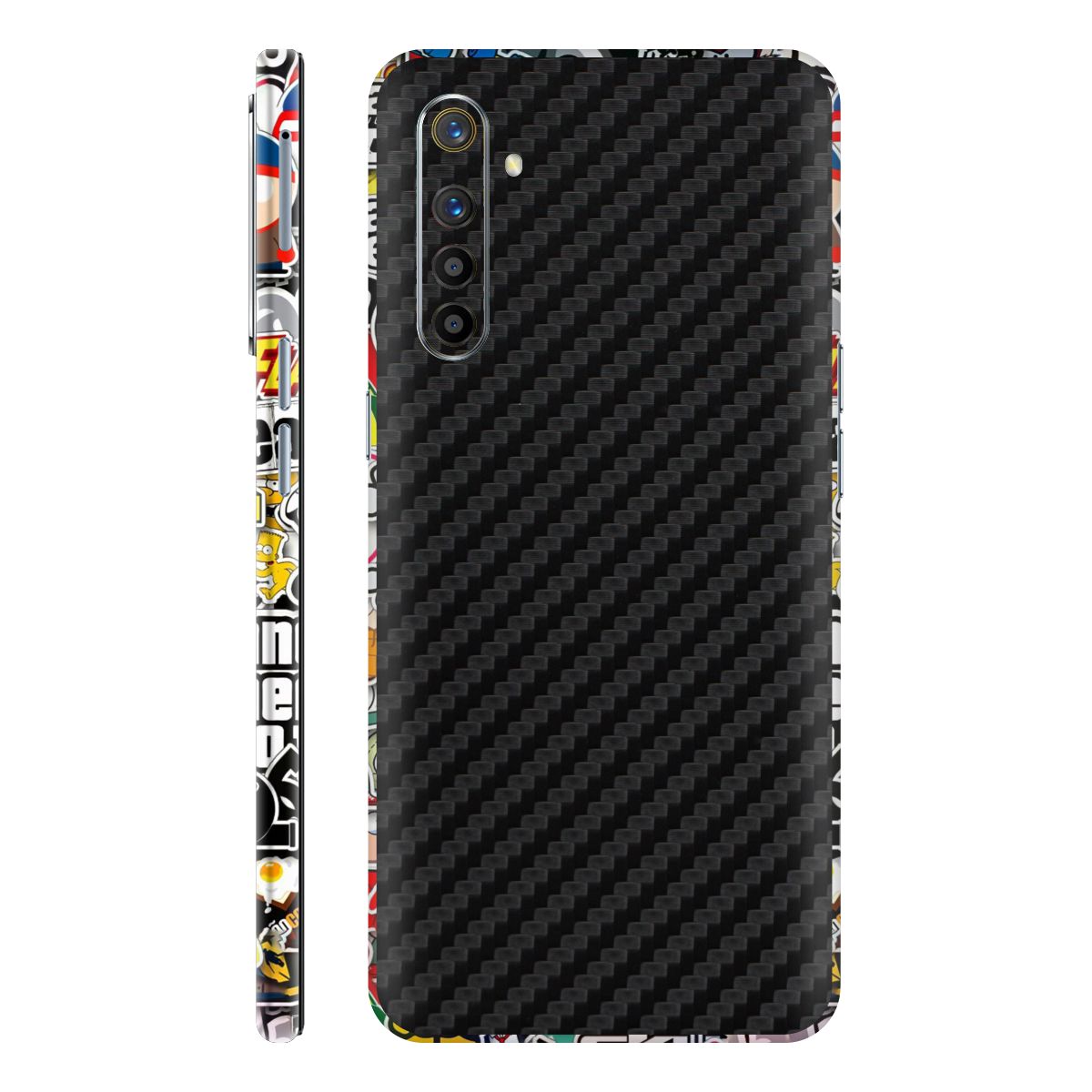 Daul concept mobile skins by WrapCart. Best mobie skins in India. Cheapest 3M mobile wraps. Main image