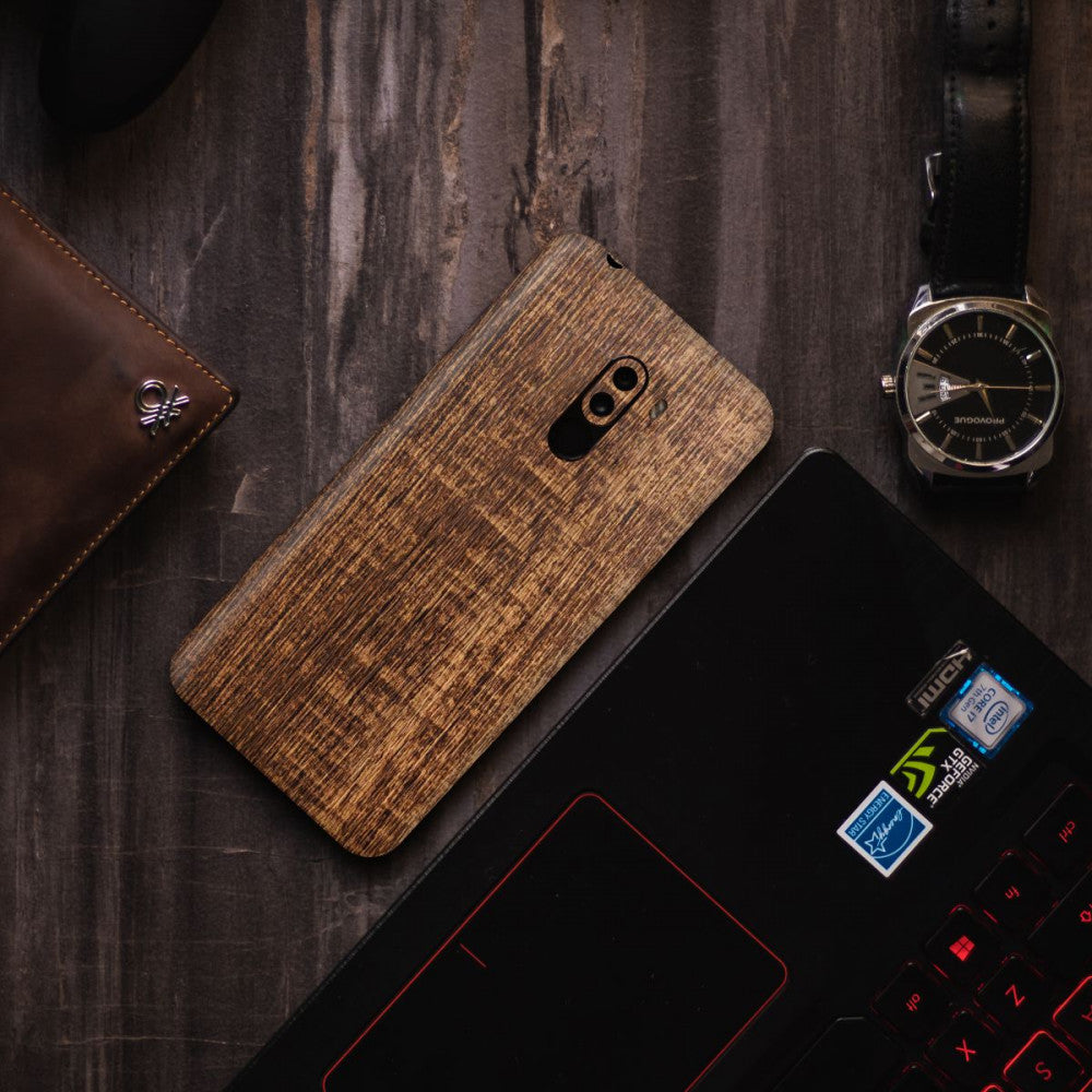 Charred Brown Wood