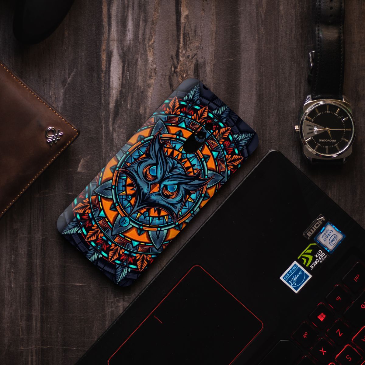 Mighty Owl Orange - Available for all phone models Main image