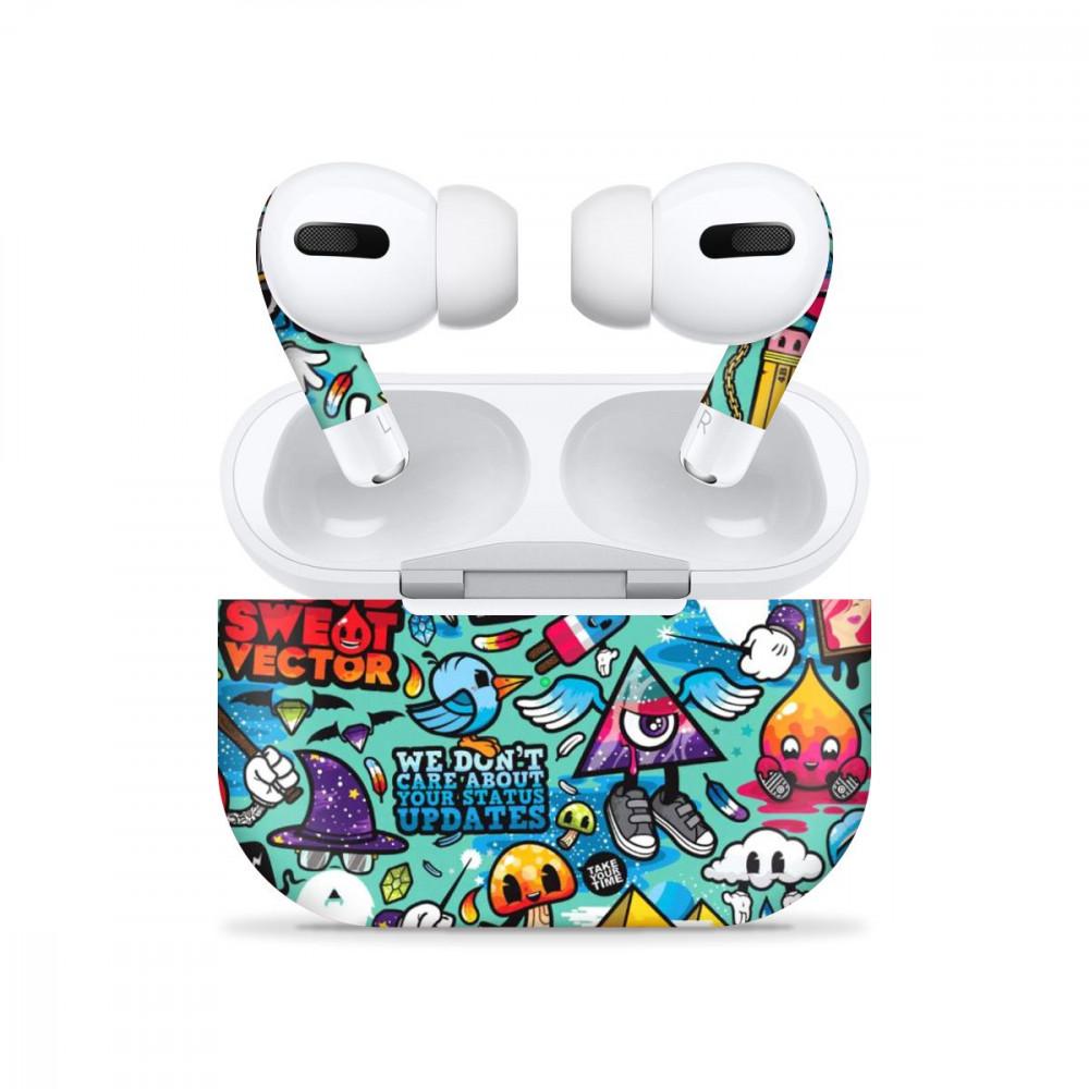Airpods Pro Blue Abstract Main image