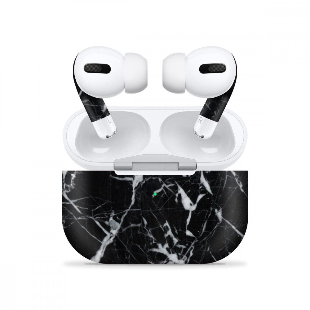 Airpods Pro Black Marble Skin Main image