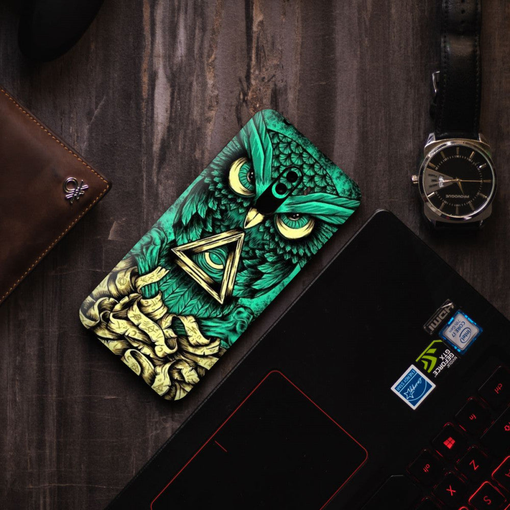 Green Owl - Available for all phone models Main image