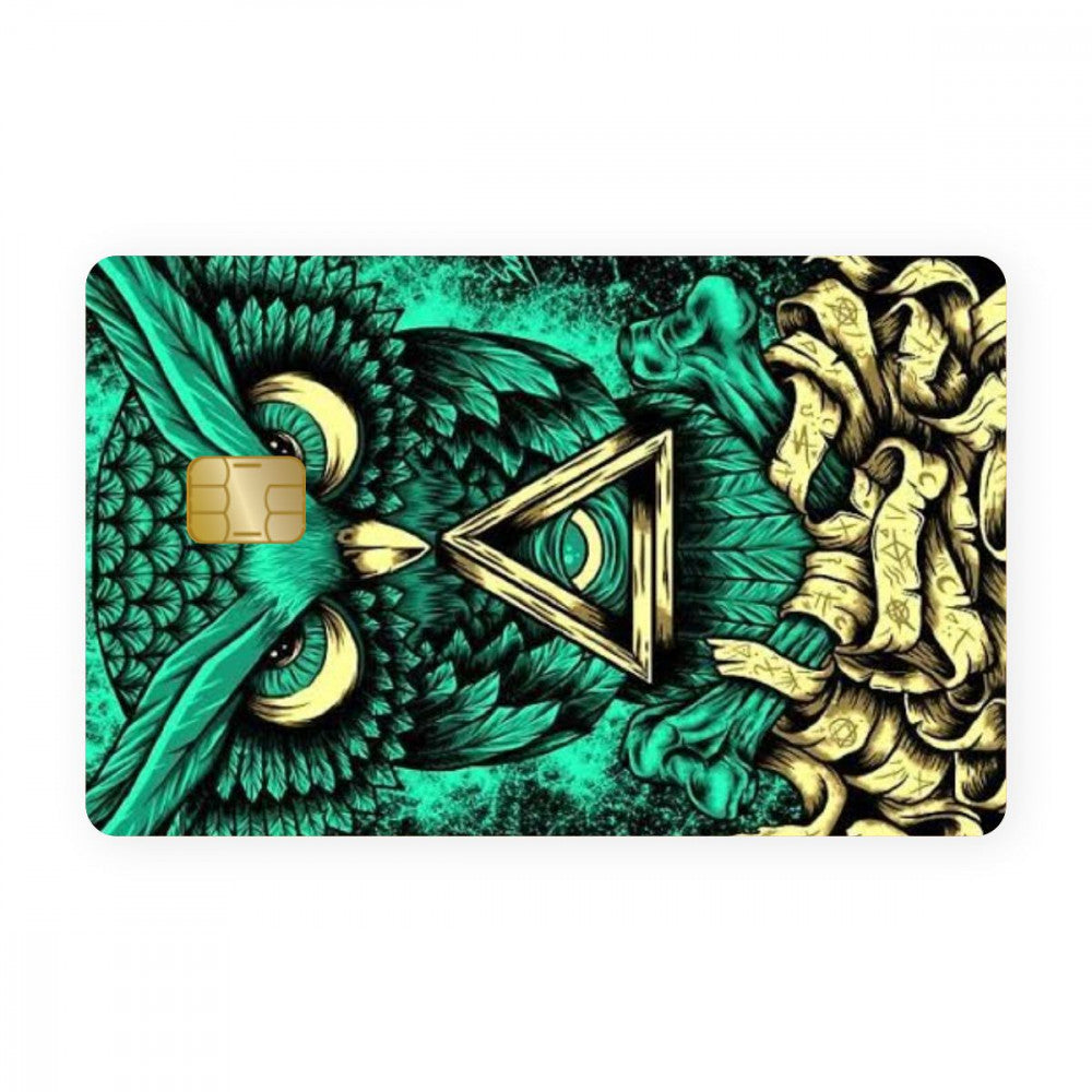 Green Owl Card Main image
