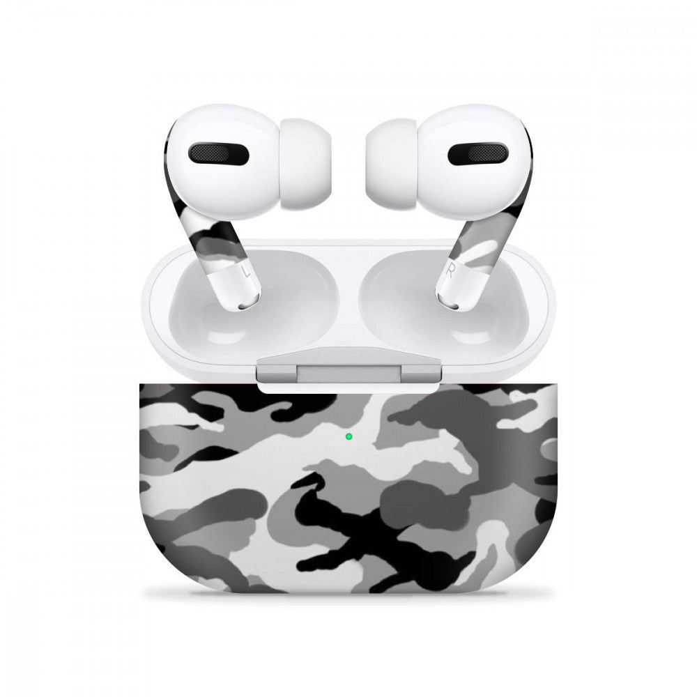 Airpods Pro Grey Camo