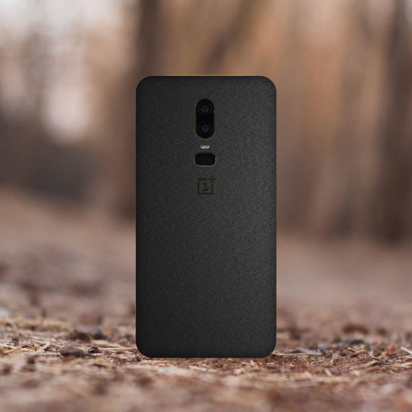 Matte Black Mobile Skin – WrapCart Skins
