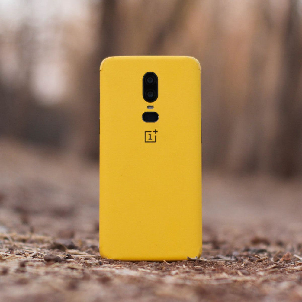 Matte Yellow Mobile Skin Secondary image
