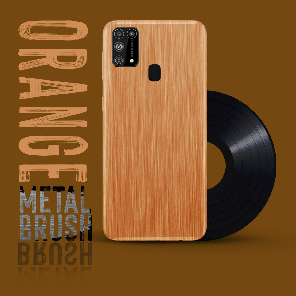 Orange Metal Brush
